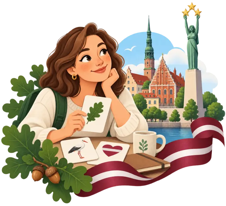 Latvijas vēstures un kultūras ilustrācija